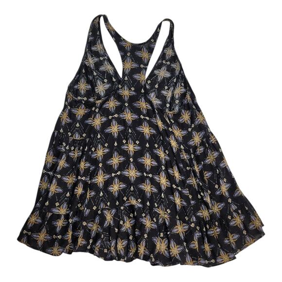 Free People Intimately Free  Boho Printed V-Neck‎ Tunic Tank Top Women's Size XS - Picture 8 of 10